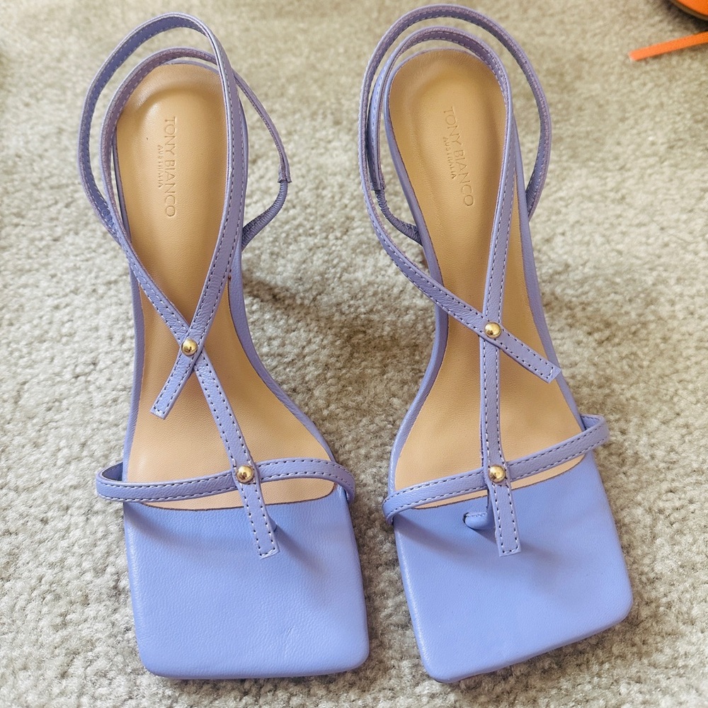 Tony Bianco Lilly Lilac Nappa heels